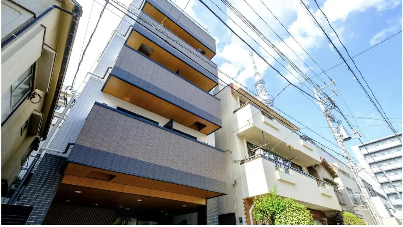 Apartment Grand Tree Hotel Skytree View Rooftop Asakusa Walk Tokyo