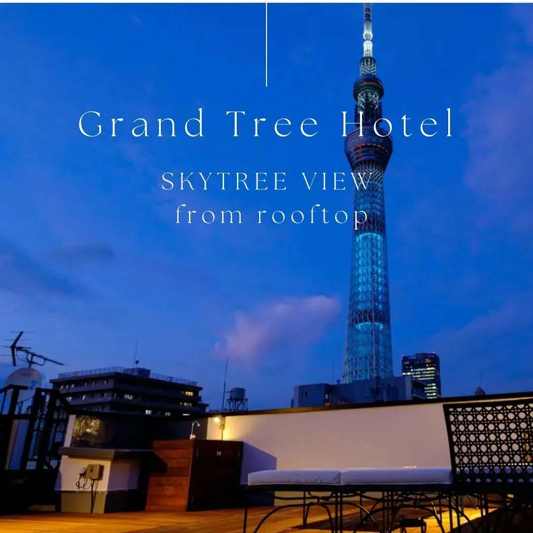 Grand Tree Hotel Skytree View Rooftop Asakusa Walk Tokyo Japan